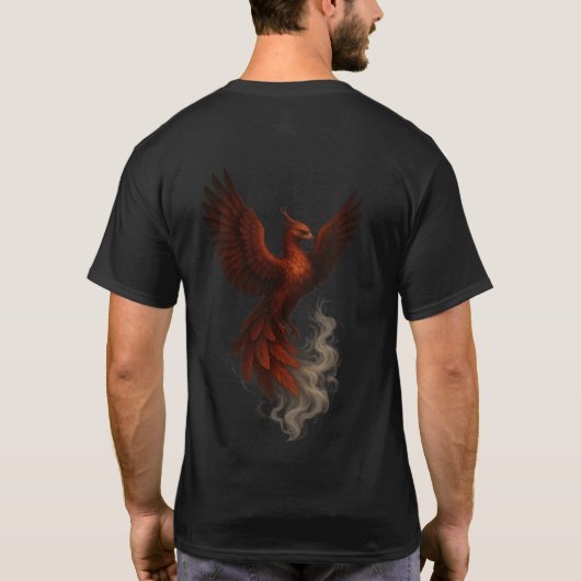 Majestic Phoenix Rising T-shirt (Achterkant)