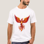 Majestic Phoenix T-Shirt – Fiery Rebirth Mythical  (Voorkant)