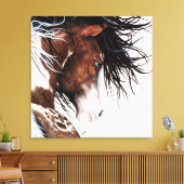 Majestic Pintaloosa Pony Canvas Kunst - Bihrle (Insitu (Woonkamer))