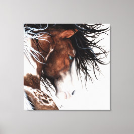Majestic Pintaloosa Pony Canvas Kunst - Bihrle