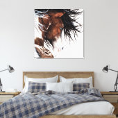 Majestic Pintaloosa Pony Canvas Kunst - Bihrle (Insitu (Slaapkamer))