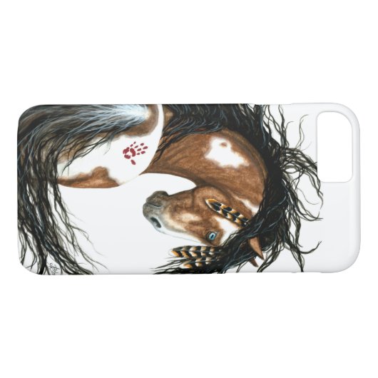 Majestic Pinto Horse iPhone 7 Hoesje (Achterkant (Horizontaal))