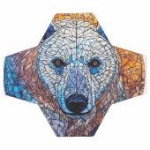 Majestic Polar Beer Glas in lood artwork Voetbal (Enkel)