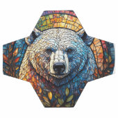 Majestic Polar Beer Glas in lood artwork Voetbal (Enkel)