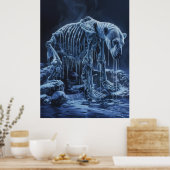Majestic Polar Beer Skeleton Poster (Keuken)