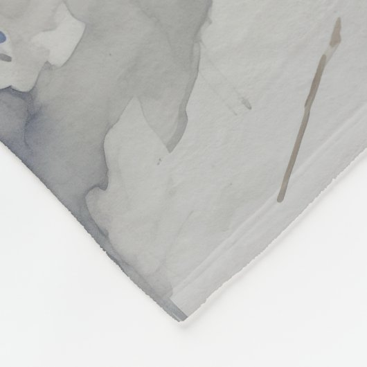 Majestic Portret Leeuw Fleece Deken (Hoek)