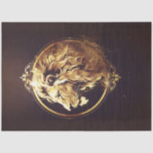 Majestic Portret Leeuw Tissuepapier (Voorkant)