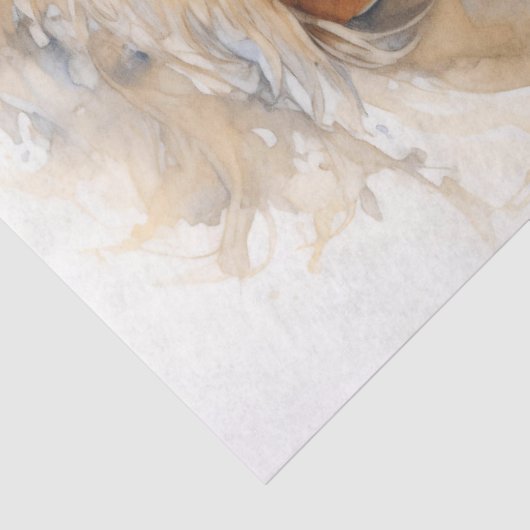 Majestic Portret Leeuw Tissuepapier (Detail)