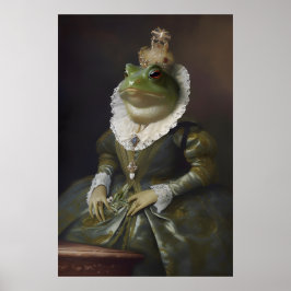 Majestic Queen Frog poster