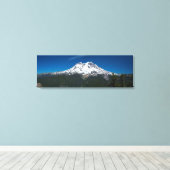 Majestic Rainier Panorama Canvas Afdruk (Insitu (Houten vloer))