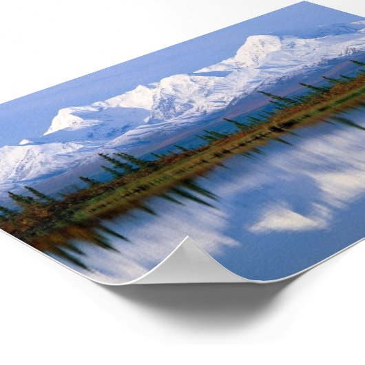 Majestic Reflections, Alaska Poster (Hoek)