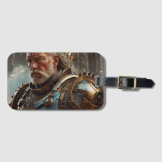 Majestic Regal Steampunk King Bagagelabel