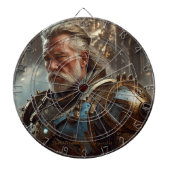 Majestic Regal Steampunk King Dartboard Dartbord (Voorkant)