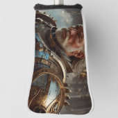 Majestic Regal Steampunk King Golf Head Hoesje Golfheadcover (Draai 90)