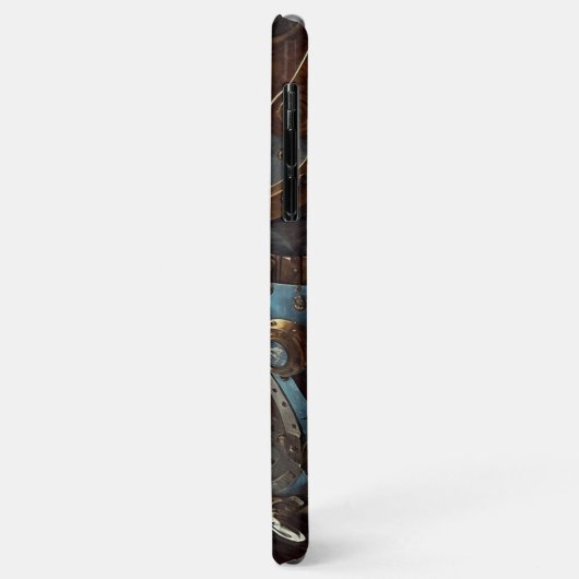 Majestic Regal Steampunk King iPhone hoesje (Achterkant/links)