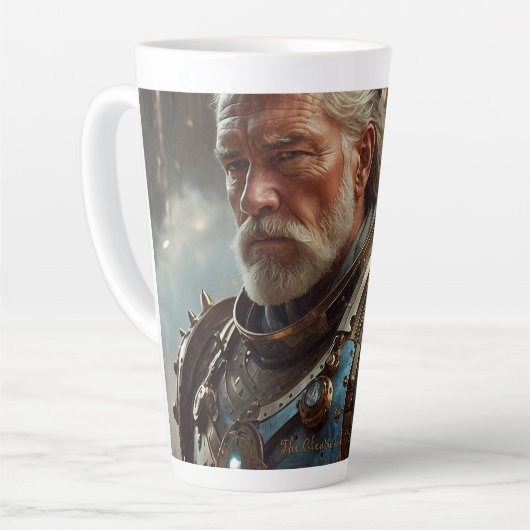 Majestic Regal Steampunk King Latte Mok (Linkerhoek)