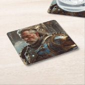 Majestic Regal Steampunk King Paper Onderzetter (Schuin)