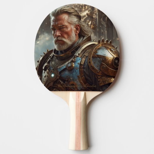Majestic Regal Steampunk King Ping Pong Paddle Tafeltennisbatje (Voorkant)