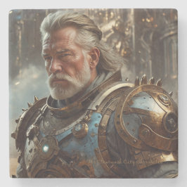 Majestic Regal Steampunk King Stone Onderzetter