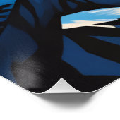 Majestic Reindeer by Moonlight Poster (Hoek)