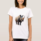 Majestic Rhinoceros Savanna T-shirt (Voorkant)