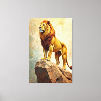 Majestic Roar Canvas Afdruk