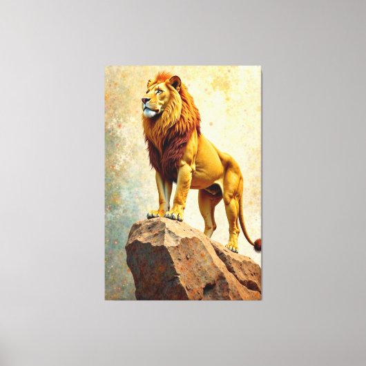 Majestic Roar Canvas Afdruk (Voorkant)