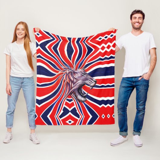 Majestic Roar Fleece Deken (In situ)