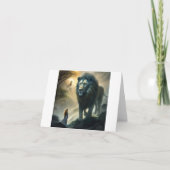 Majestic Roar: Leeuw en Guardian-thema Kaart (Voorkant)