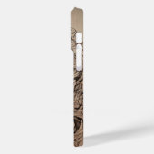 Majestic Roar: Lion Print T-shirt Case-Mate iPhone Case (Achterkant / Links)