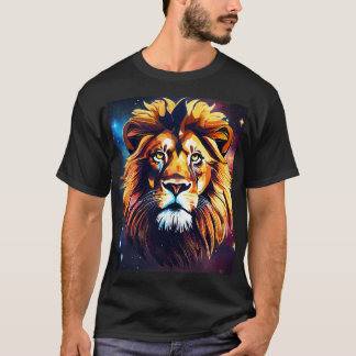 "Majestic Roar: Lion Tattoo Design T-shirt" T-shirt