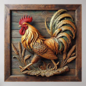 Majestic Rooster Poster (Voorkant)