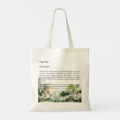 Majestic Royal Bengal Tijger Tote Bag (Achterkant)