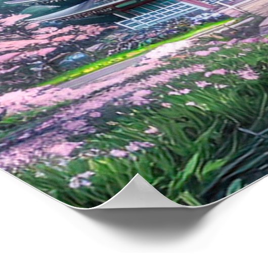 Majestic Sakura Sanctuary Poster (Hoek)