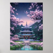 Majestic Sakura Sanctuary Poster (Voorkant)