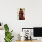Majestic Samurai Poster - Volledig Afbeelding van  (Thuiskantoor)