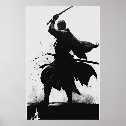Majestic Samurai Warrior Poster (Voorkant)