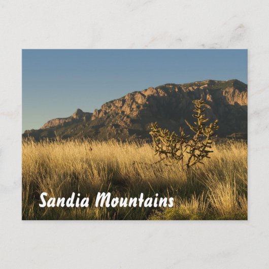 Majestic Sandia Mountains, Albuquerque Briefkaart (Voorkant)