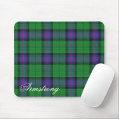 Majestic Scottish Clan Armstrong Tartan Muismat (Met muis)