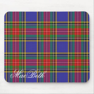 Majestic Scottish Clan MacBeth Tartan Muismat