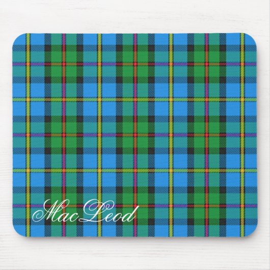 Majestic Scottish Clan MacLeod of Harris Tartan Muismat (Voorkant)