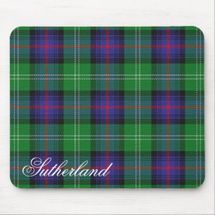 Majestic Scottish Clan Sutherland Tartan Muismat