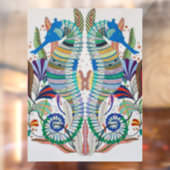 Majestic Seahorses Venster Cling Raamsticker (Vel 2)