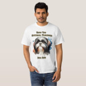 Majestic Shih Tzu: Nationaal rasdier T-shirt (Voorkant volledig)