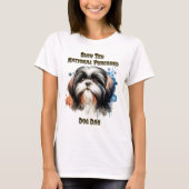 Majestic Shih Tzu: Nationaal rasdier T-shirt (Voorkant)