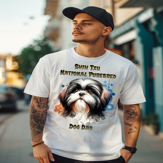 Majestic Shih Tzu: Nationaal rasdier T-shirt