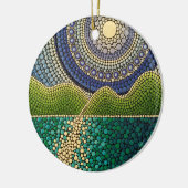 Majestic Sky Keramisch Ornament (Links)