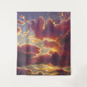 Majestic Sky Uitzicht Wandkleed (Voorkant)