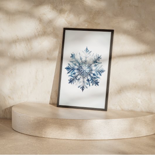 Majestic Sneeuwvlok Poster