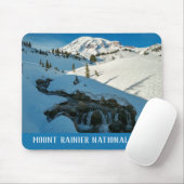 Majestic Snowbound Mt. Rainier Muismat (Met muis)